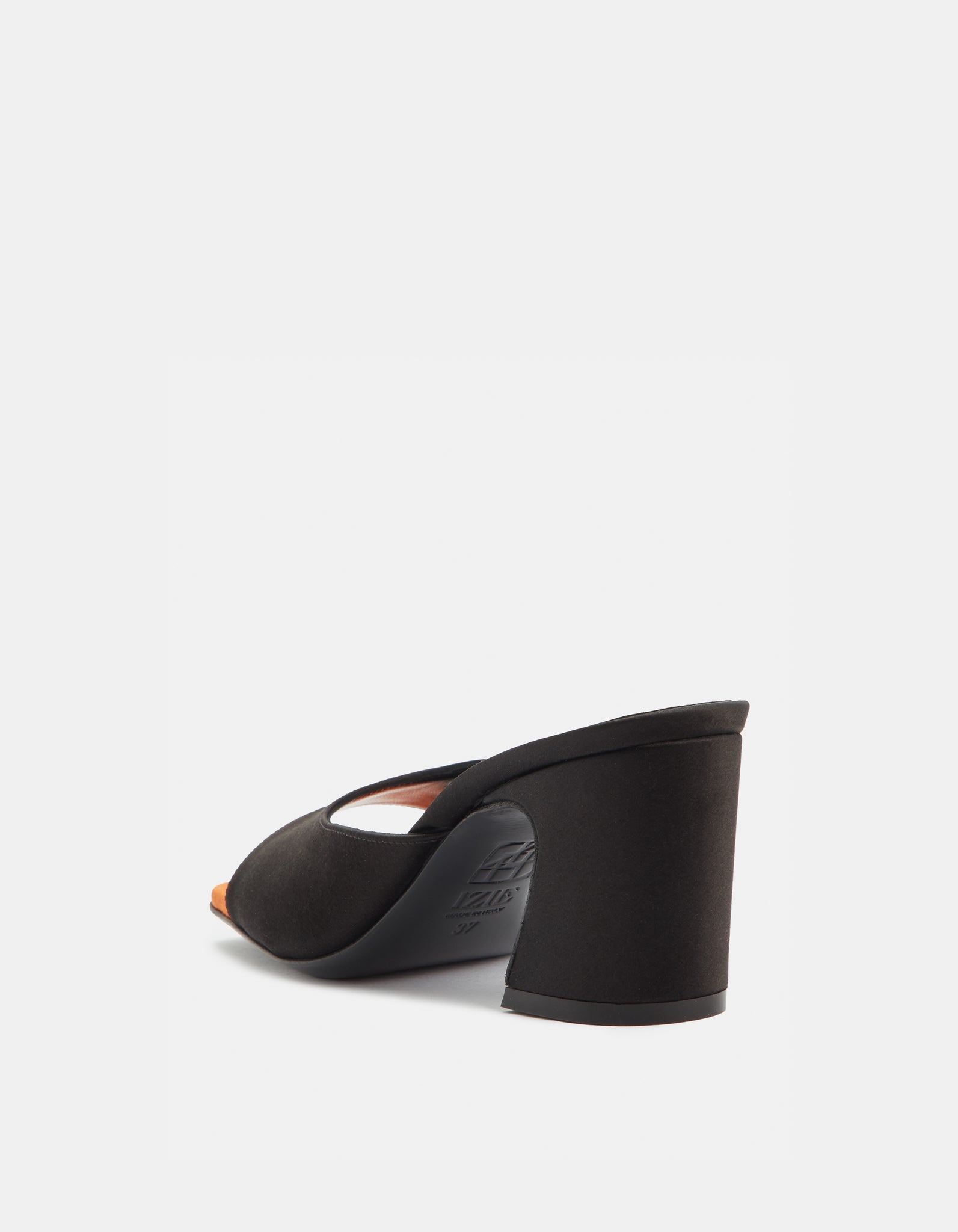 CHESTER MULE – BLACK / ORANGE